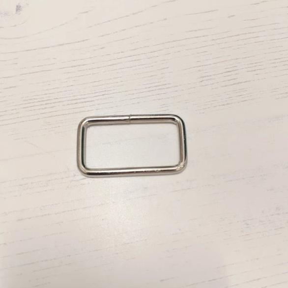 Metal Rectangle Ring 25mm - used for the 3 way bag