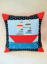Load image into Gallery viewer, Nautical Patchwork Cushion Kit