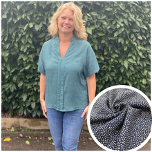 Load image into Gallery viewer, Milan Top Kit - Dotty Viscose (sizes 10-28) - more colours available