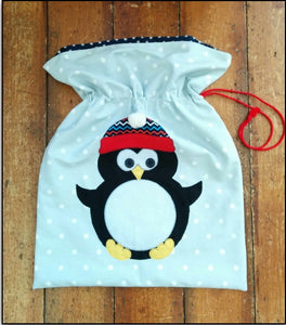 Penguin Present Sack Pattern