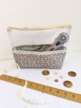 Load image into Gallery viewer, Clear top zip bags for storage Sewing Pattern (two sizes included)