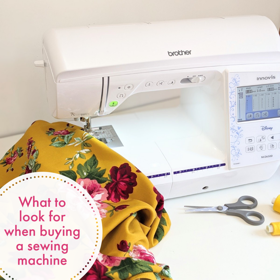 What to look for when buying a sewing machine