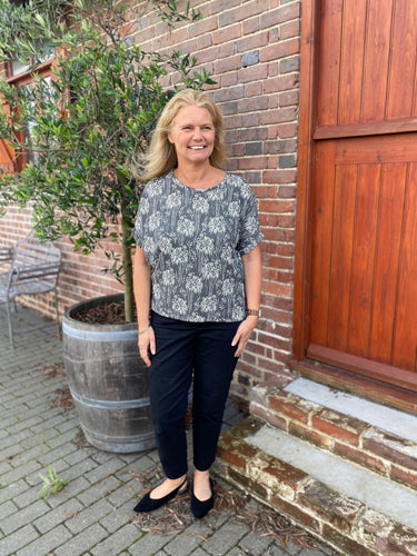 Sophia Top Kit - olive/grey georgette (sizes 10-28)