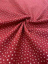 Load image into Gallery viewer, Red Star Cotton Fabric - 1/2mtr