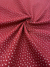 Load image into Gallery viewer, Red Star Cotton Fabric - 1/2mtr