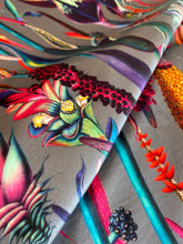 Load image into Gallery viewer, Vibrant flowers velvet fabric - 1/2 mtr